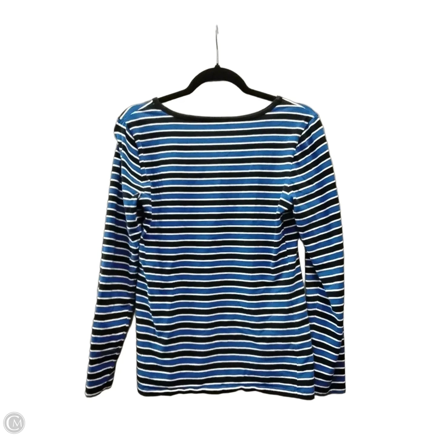 Top Long Sleeve By Michael By Michael Kors In Striped Pattern, Size: S