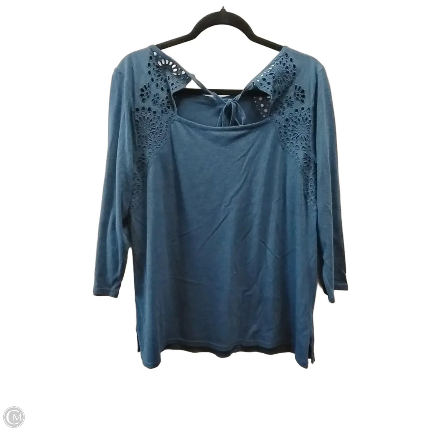 Top Long Sleeve By J. Jill In Blue, Size: M