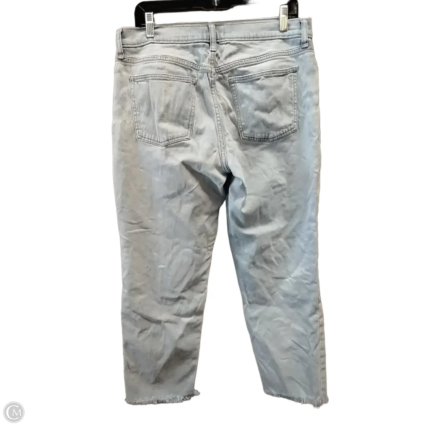 Jeans Straight By Gap In Blue Denim, Size: 12