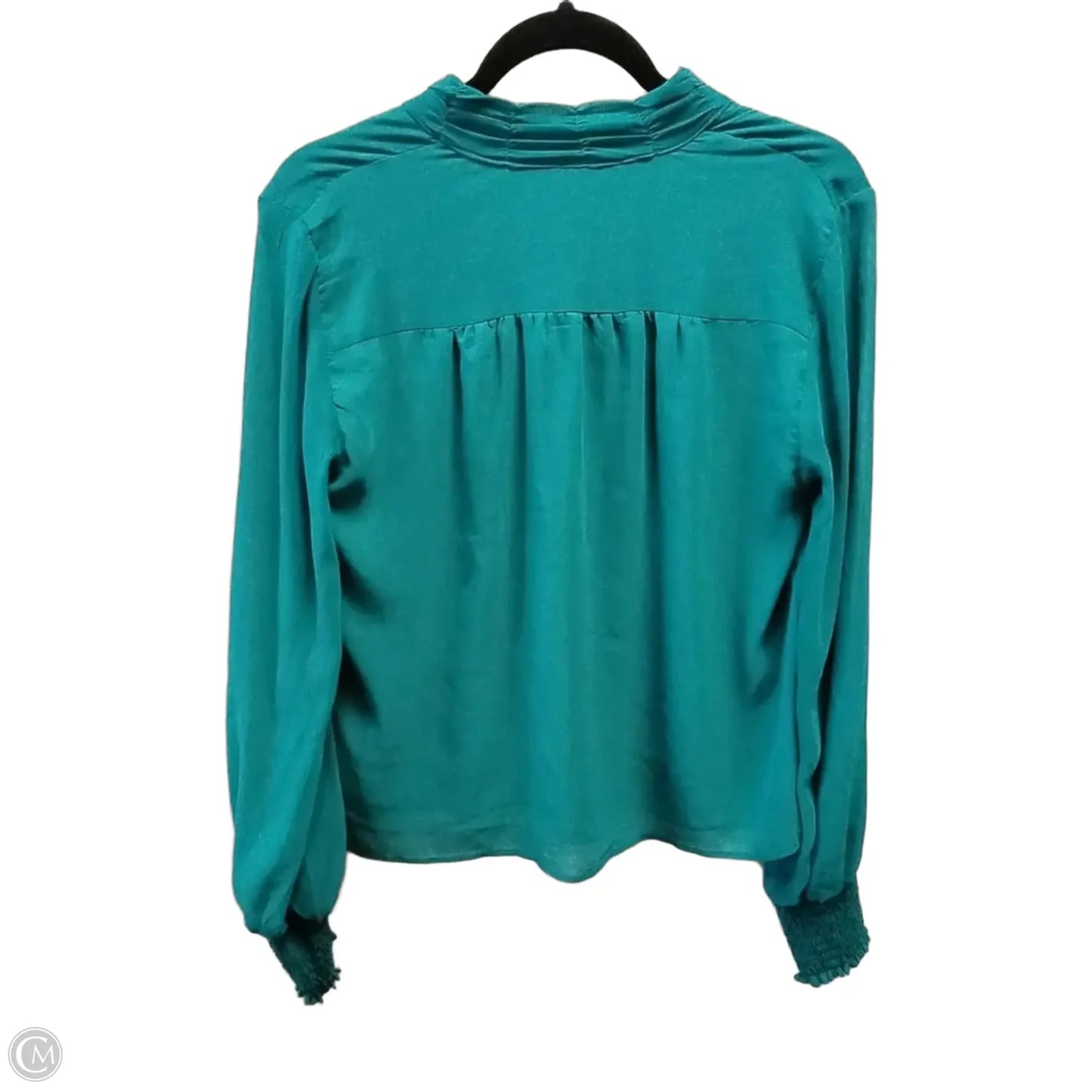 Blouse Long Sleeve By Rachel Zoe In Teal, Size: S