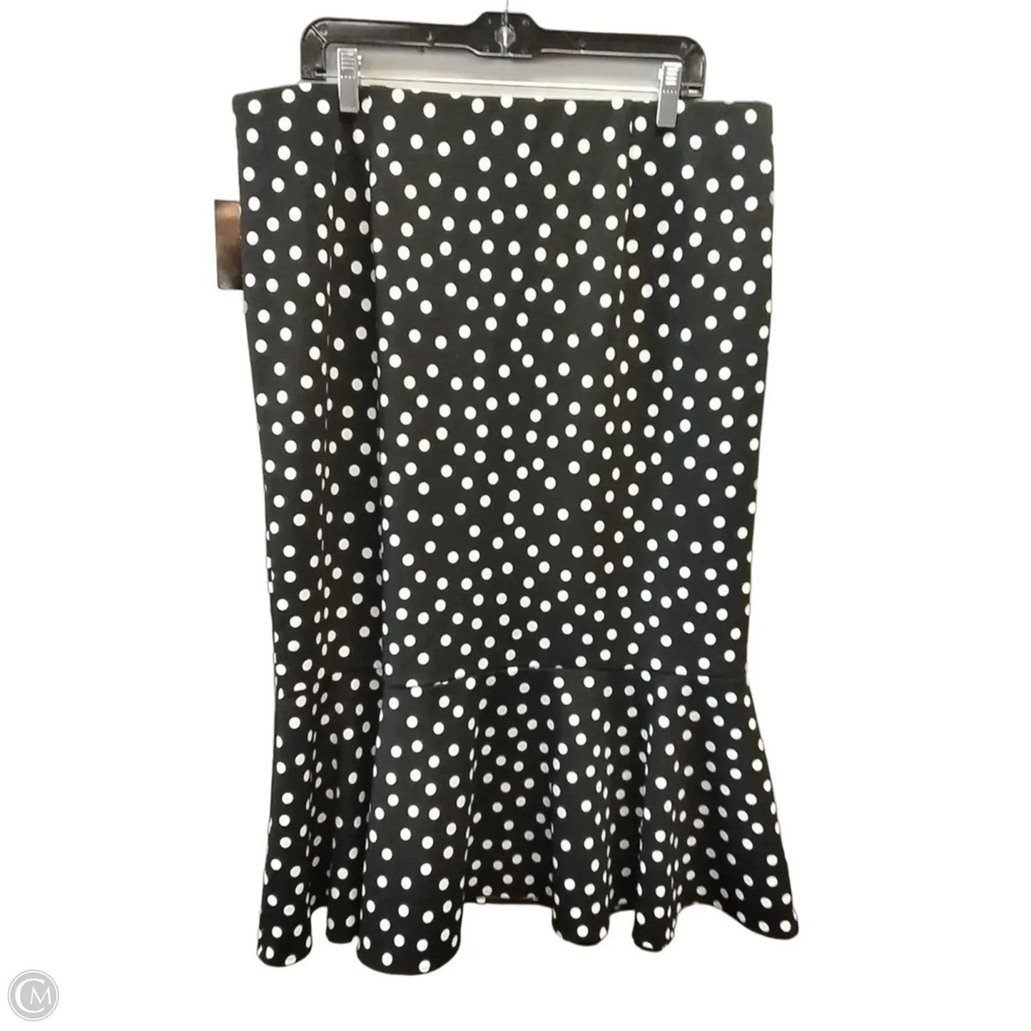 Skirt Midi By Clothes Mentor In Polkadot Pattern, Size: Xl