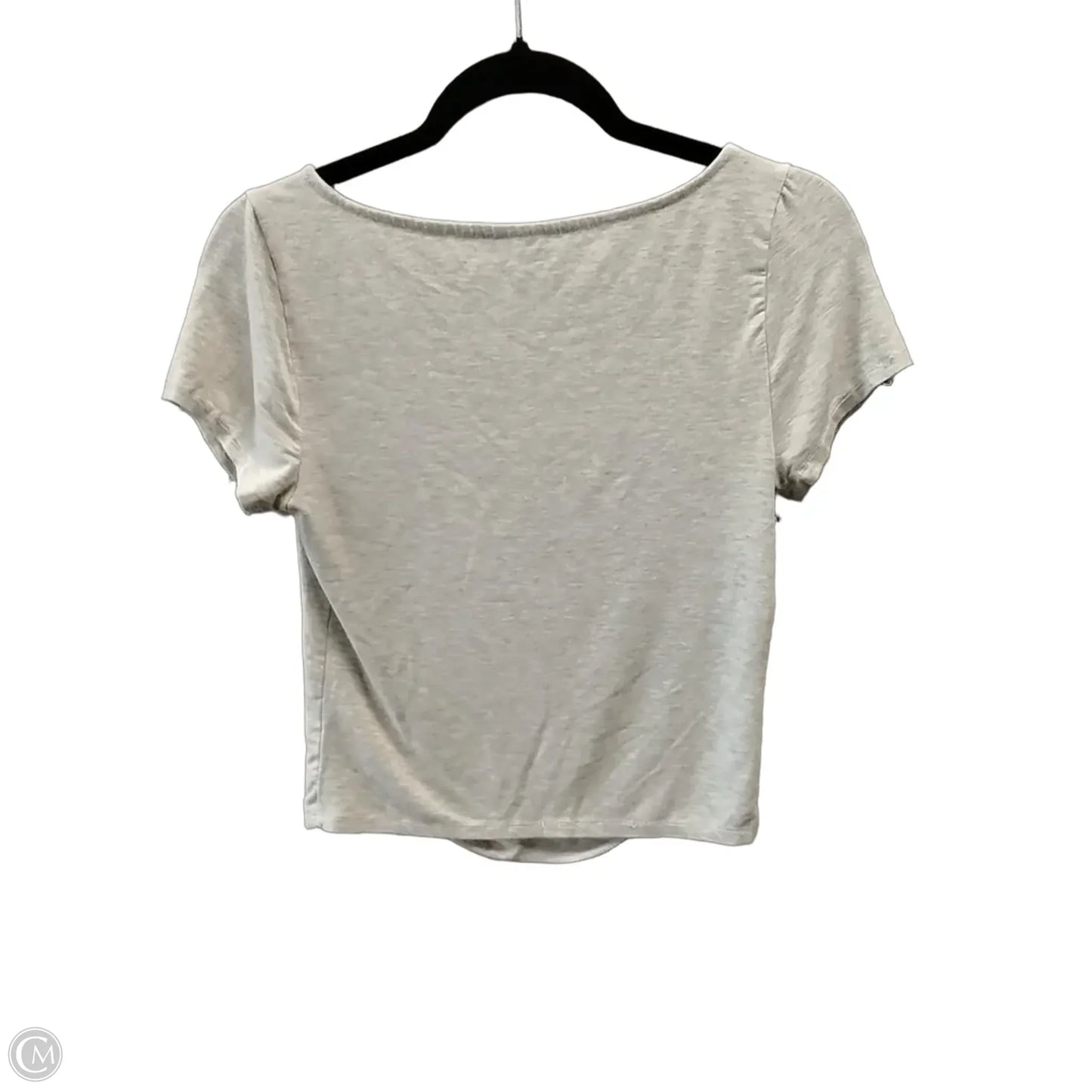 Top Short Sleeve By Pink Rose In Grey, Size: M