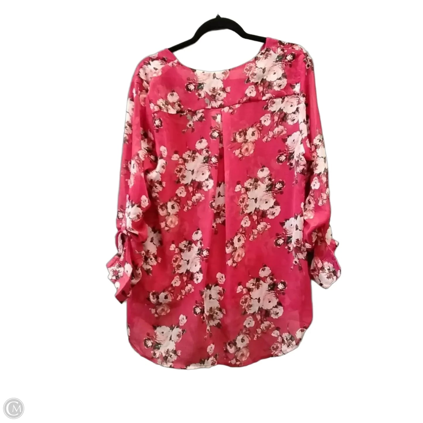 Blouse Long Sleeve By Kut In Red, Size: Xl