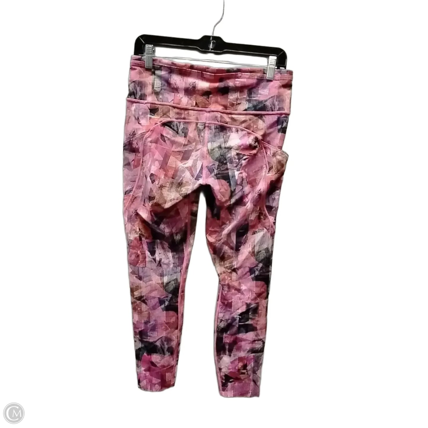 Athletic Leggings By Lululemon In Pink, Size: M