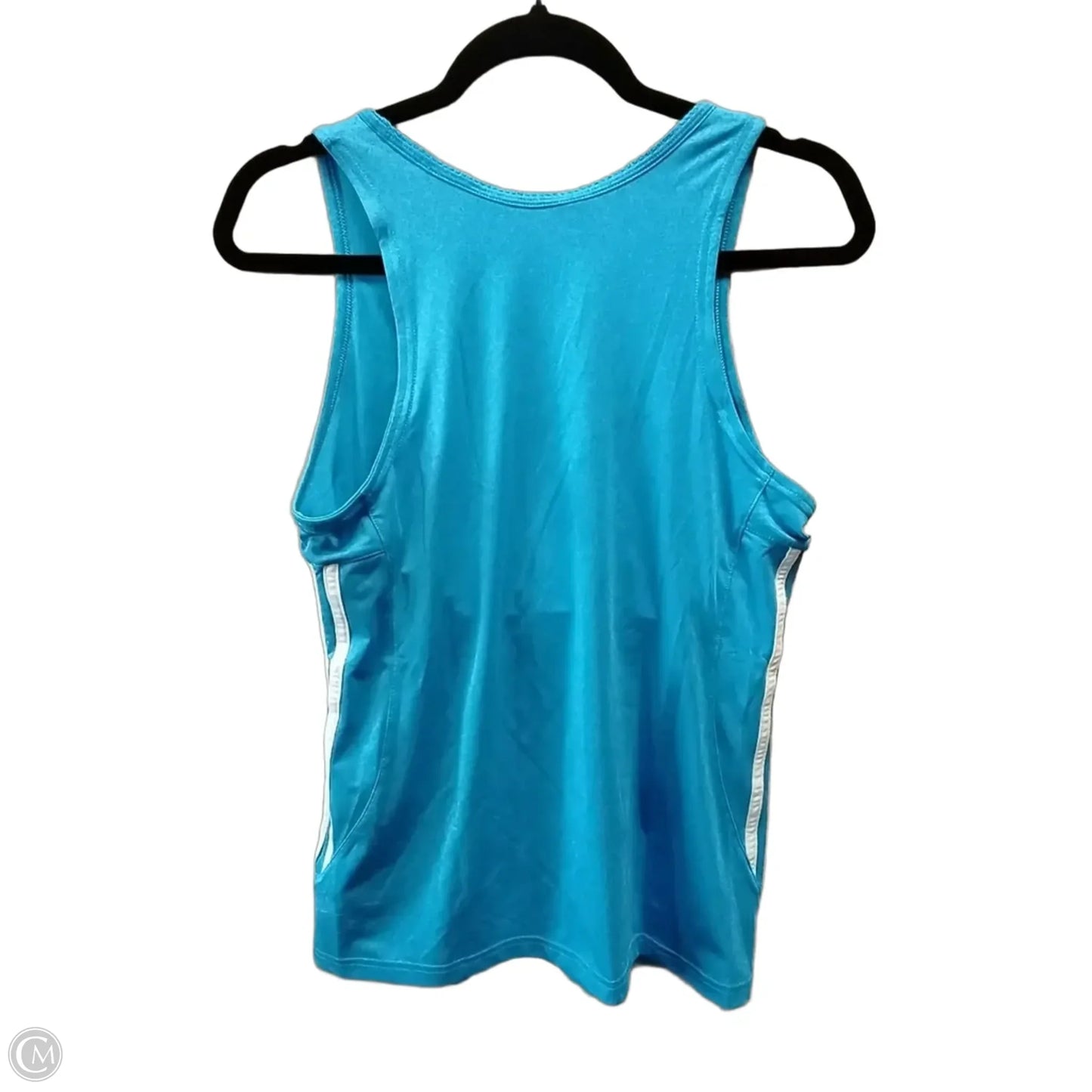Athletic Tank Top By Adidas In Blue, Size: L