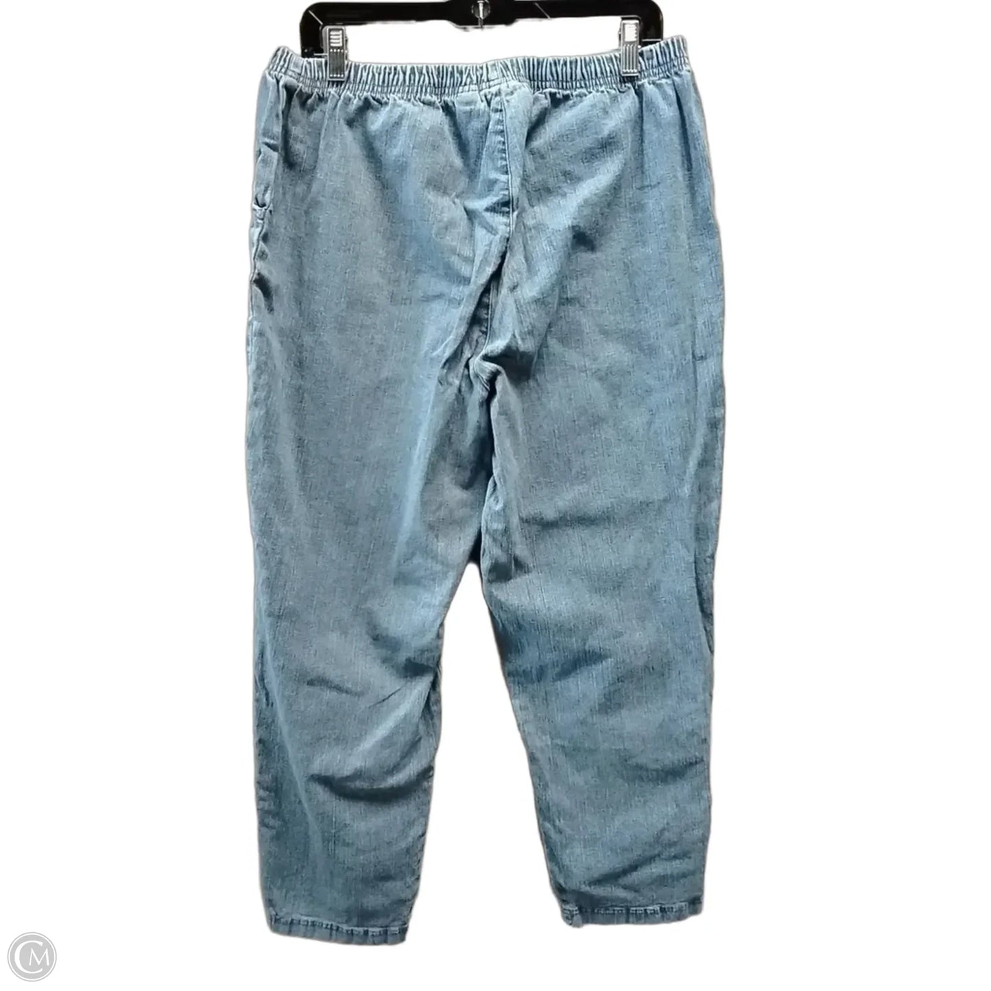 Jeans Straight By Croft And Barrow In Blue Denim, Size: 18