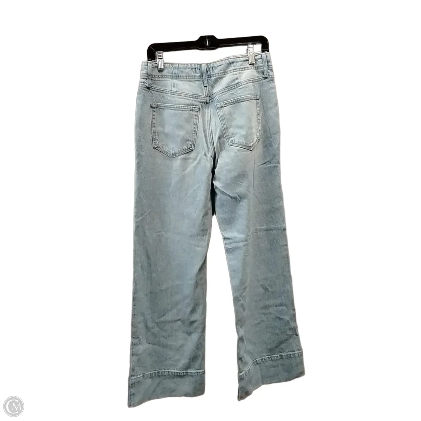 Jeans Wide Leg By Loft In Blue Denim, Size: 4