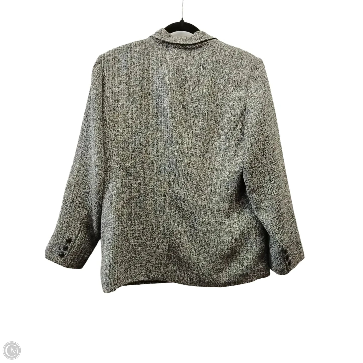 Blazer By Sag Harbor In Grey, Size: 14p