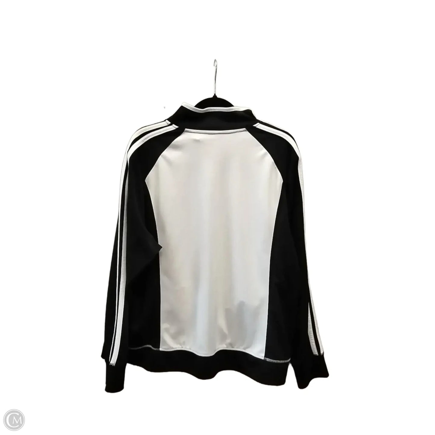 Athletic Jacket By Made For Life In Black & White, Size: 2x