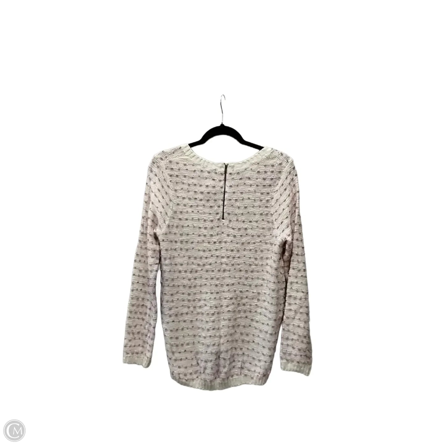 Sweater By Freshman In Cream, Size: L