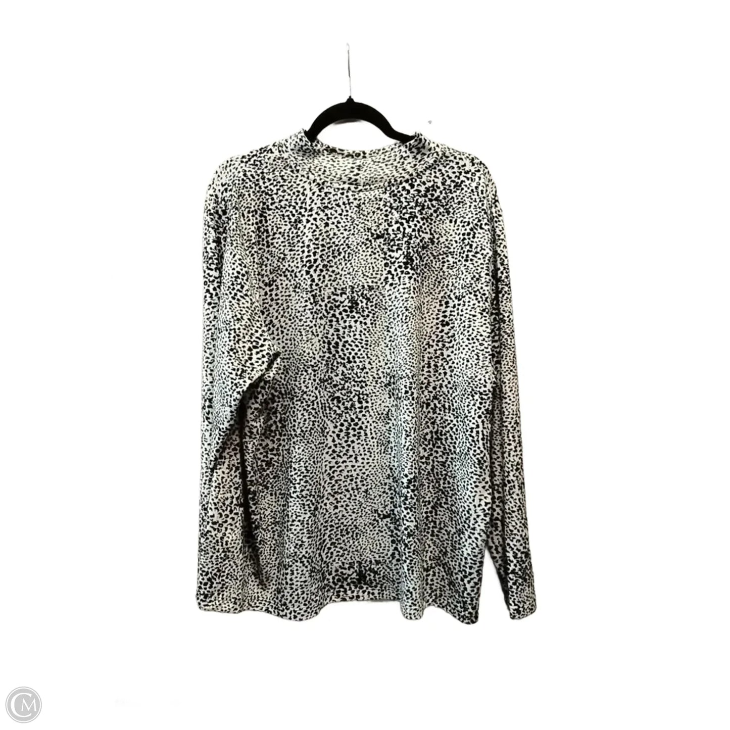 Top Long Sleeve By West Bound In Animal Print, Size: 2x