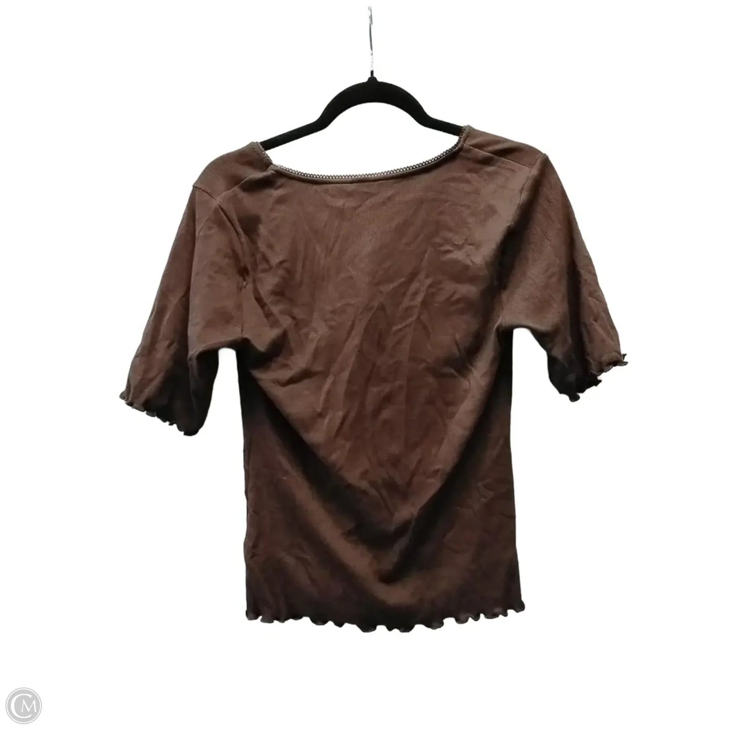 Top 3/4 Sleeve By Old Navy In Brown, Size: L