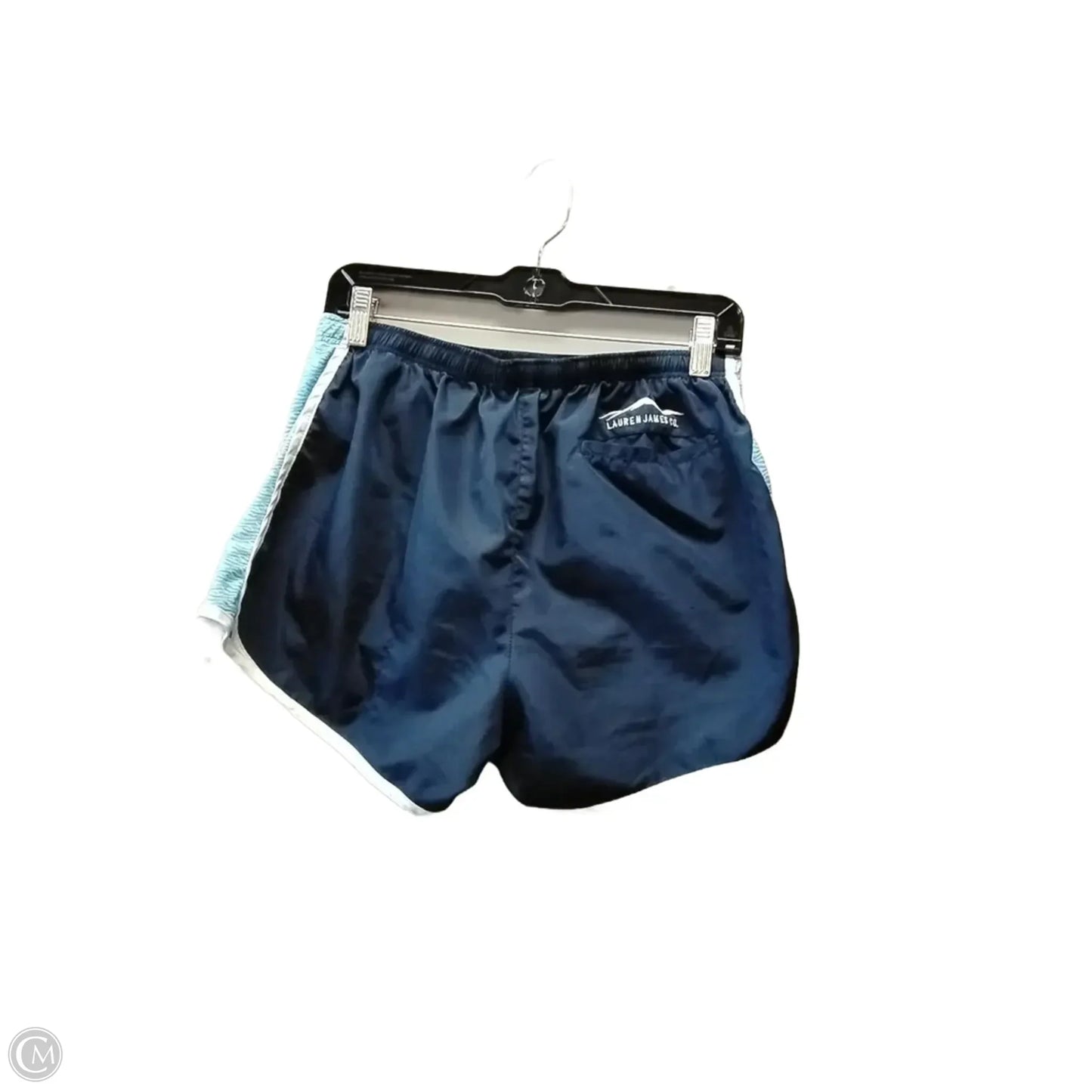 Athletic Shorts By Lauren James In Blue, Size: L