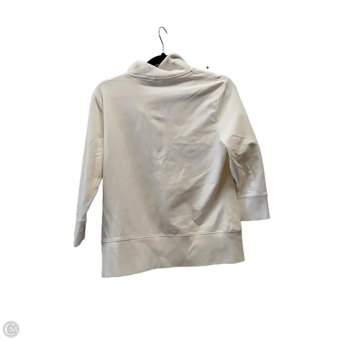 Athletic Jacket By Danskin In Cream, Size: L