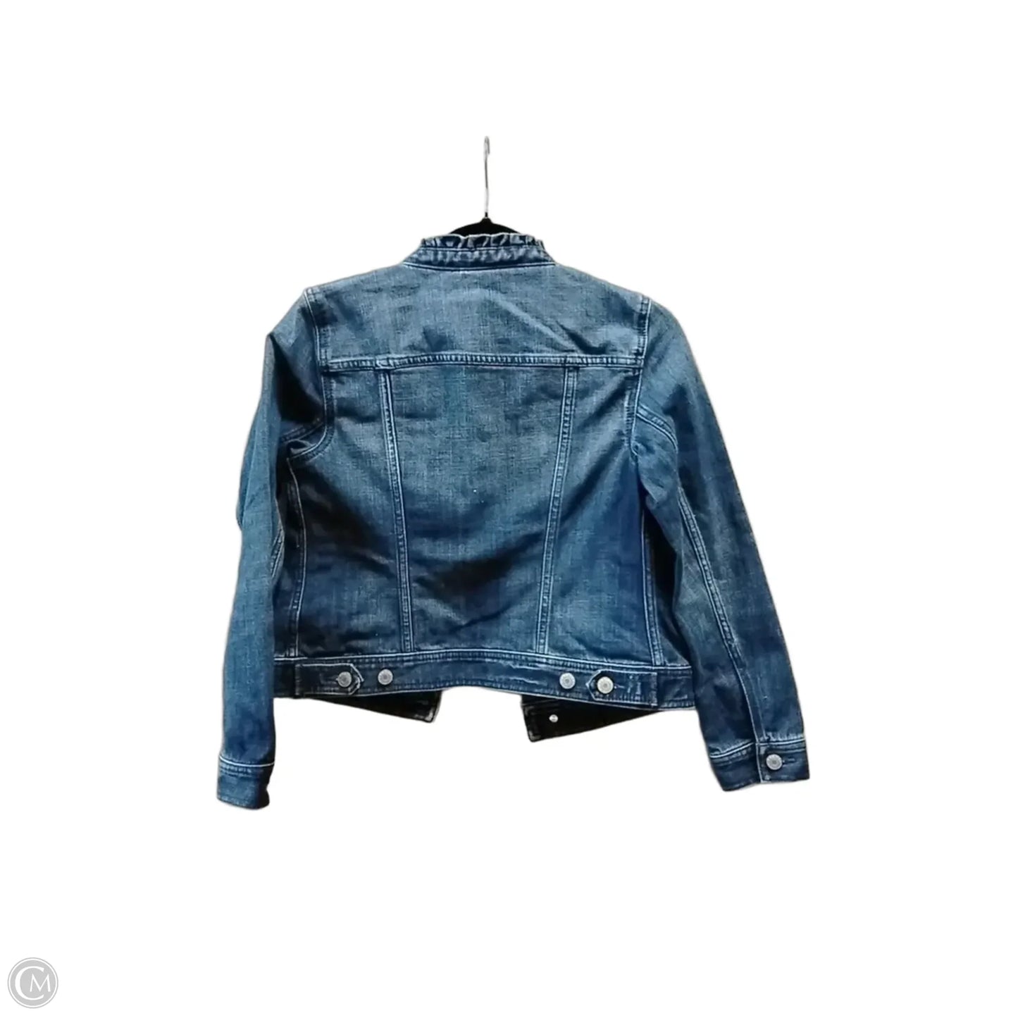 Jacket Denim By Talbots In Blue, Size: Xsp
