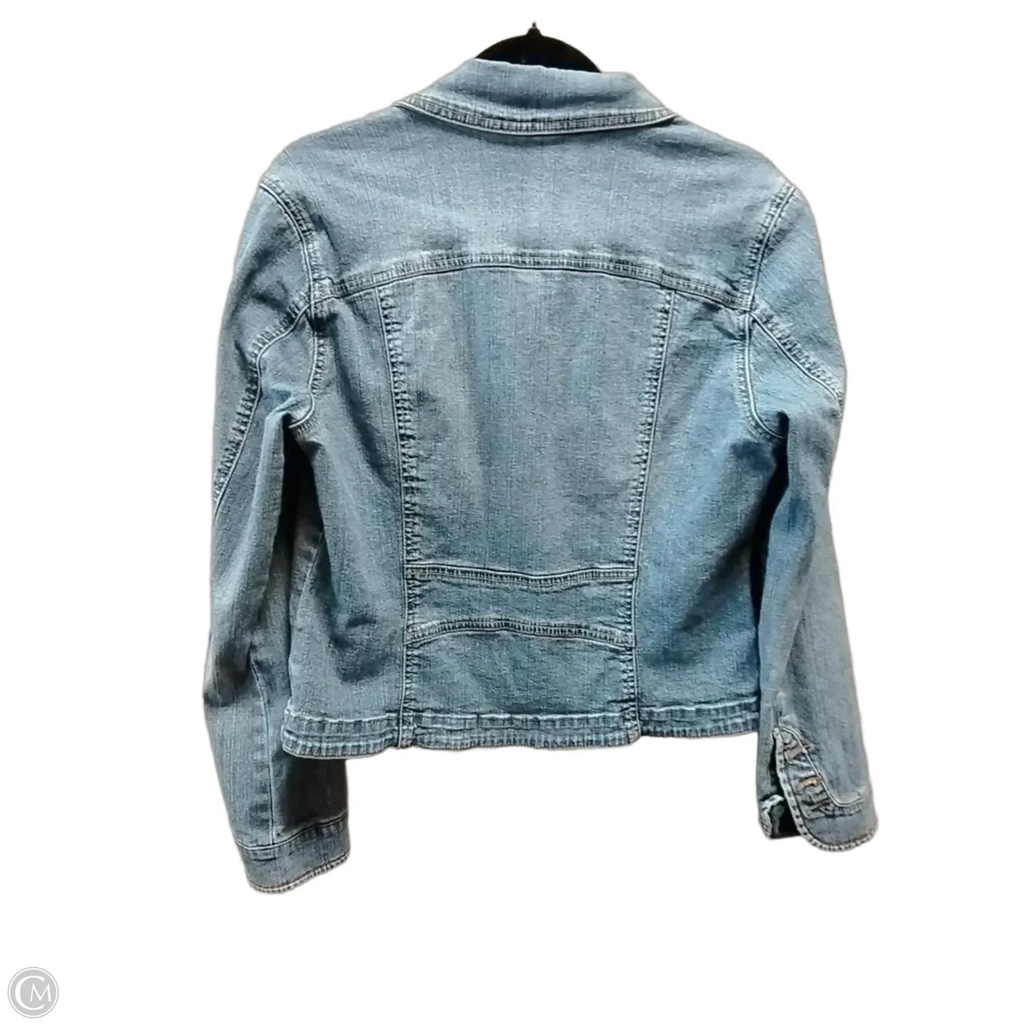 Jacket Denim By St Johns Bay In Blue, Size: L