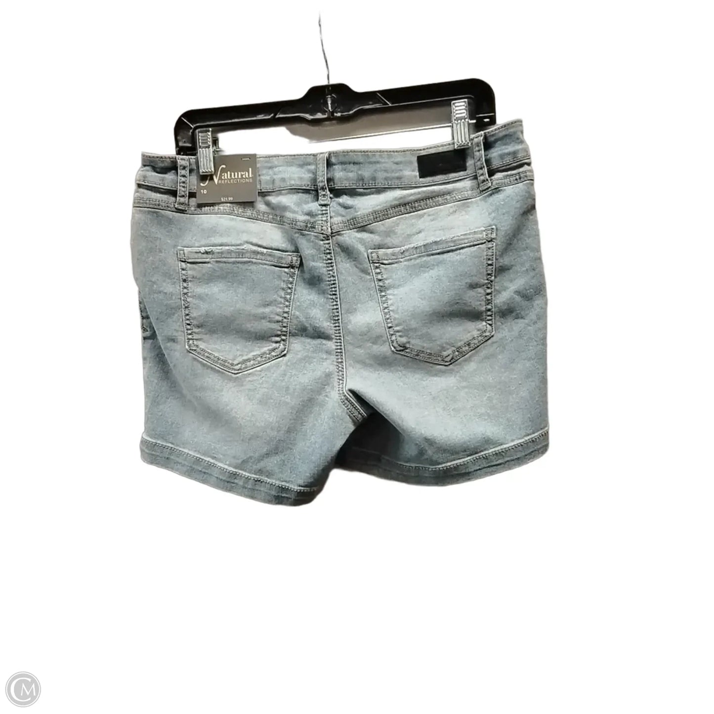 Shorts By Natural Reflections In Blue Denim, Size: 10