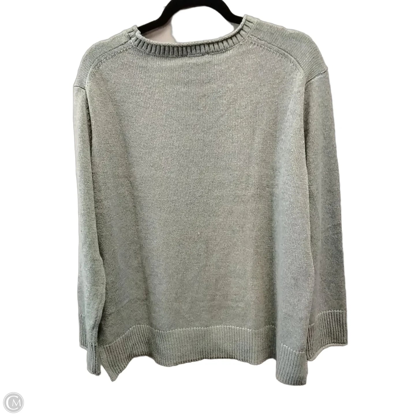 Sweater By Ella Moss In Green, Size: L