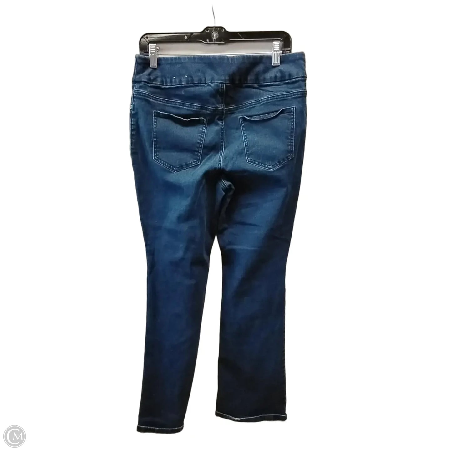 Jeans Skinny By Chicos In Blue Denim, Size: M