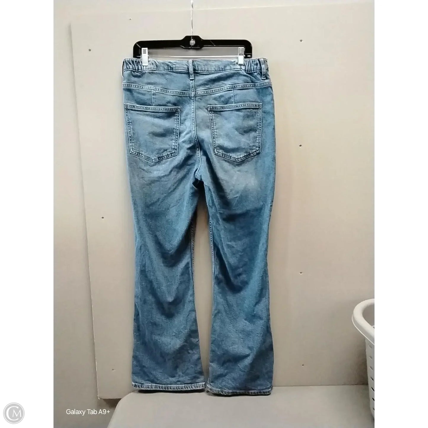 Jeans Boot Cut By Arizona In Blue Denim, Size: 12