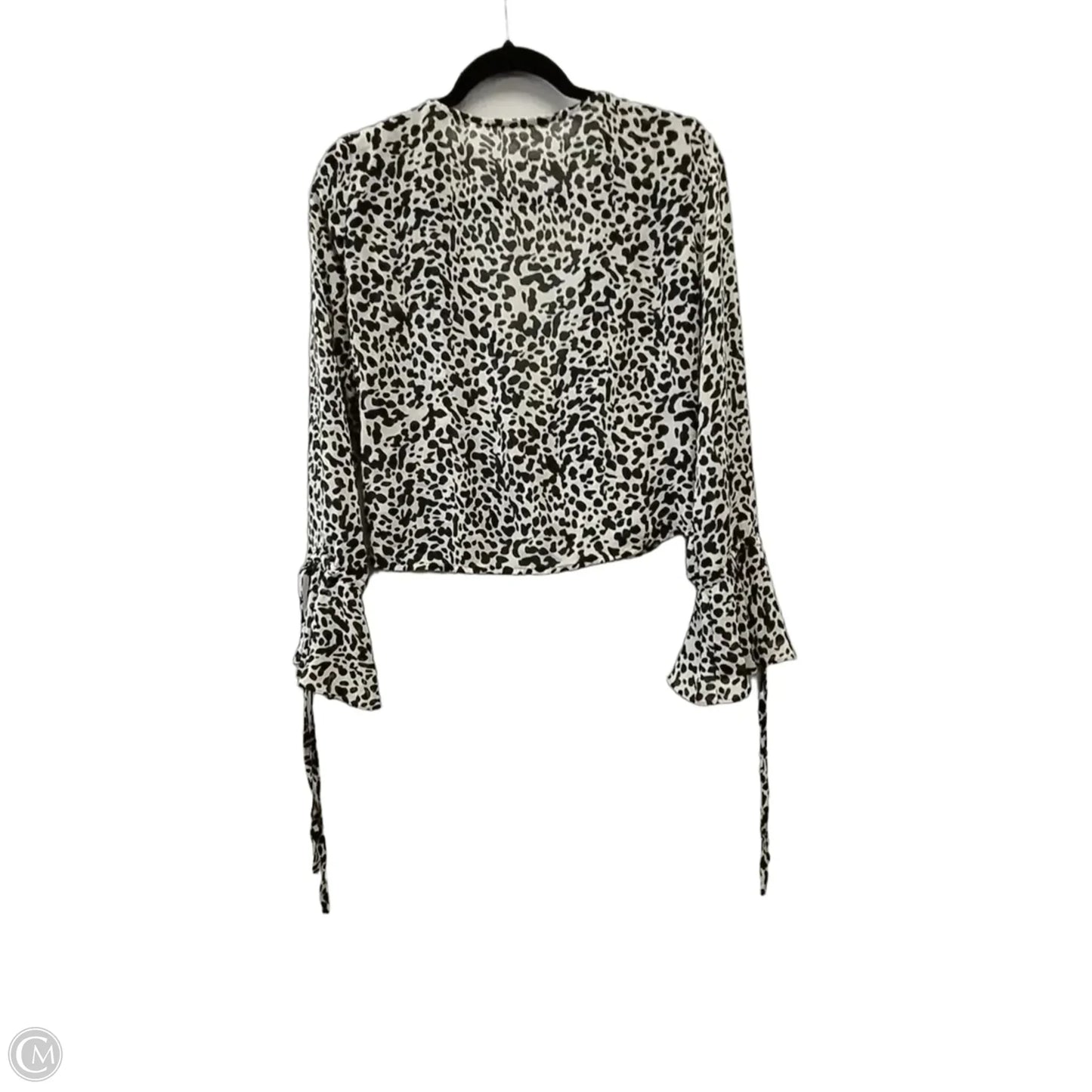 Top Long Sleeve By Pink Lily In Animal Print, Size: M