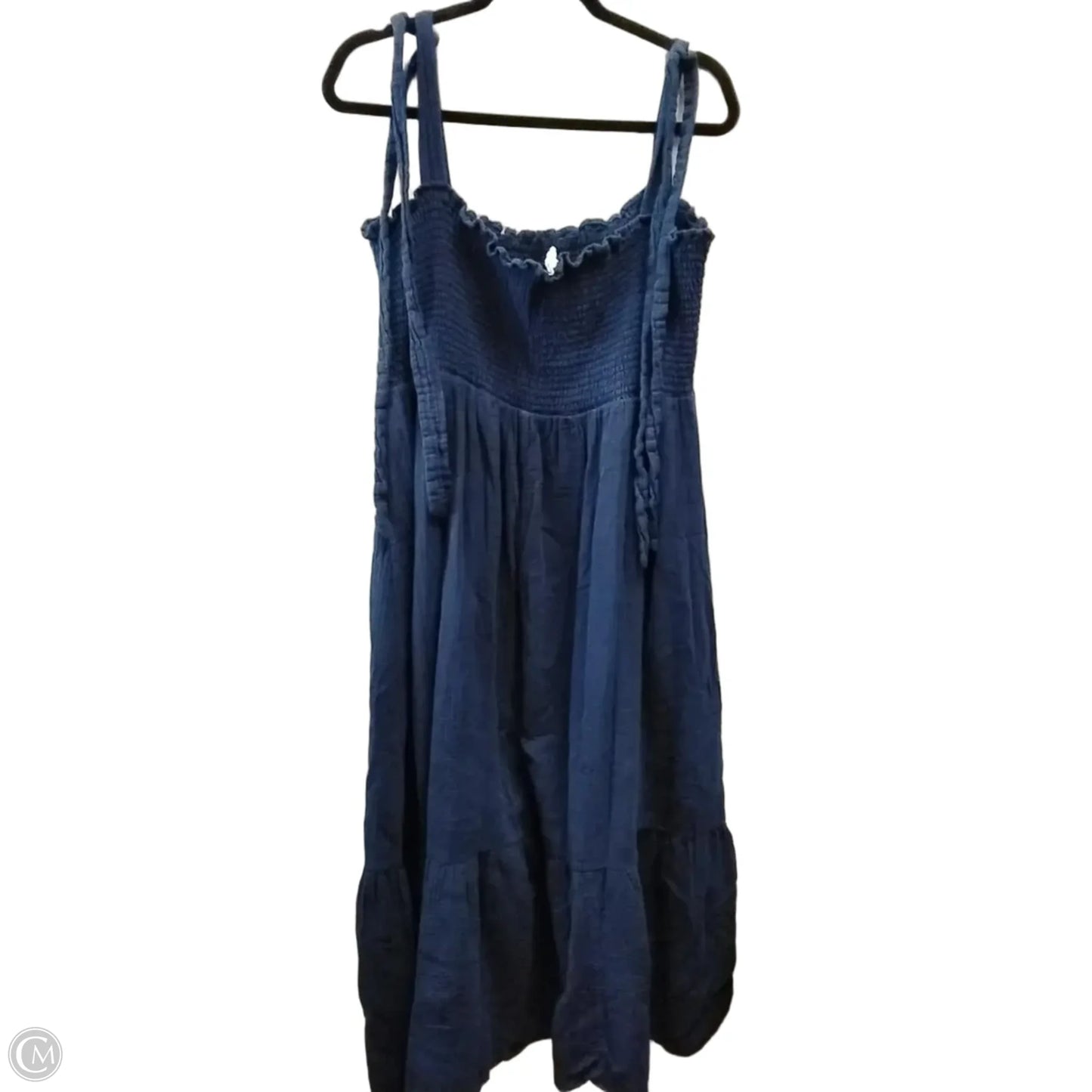 Dress Casual Maxi By Caslon In Navy, Size: 2x