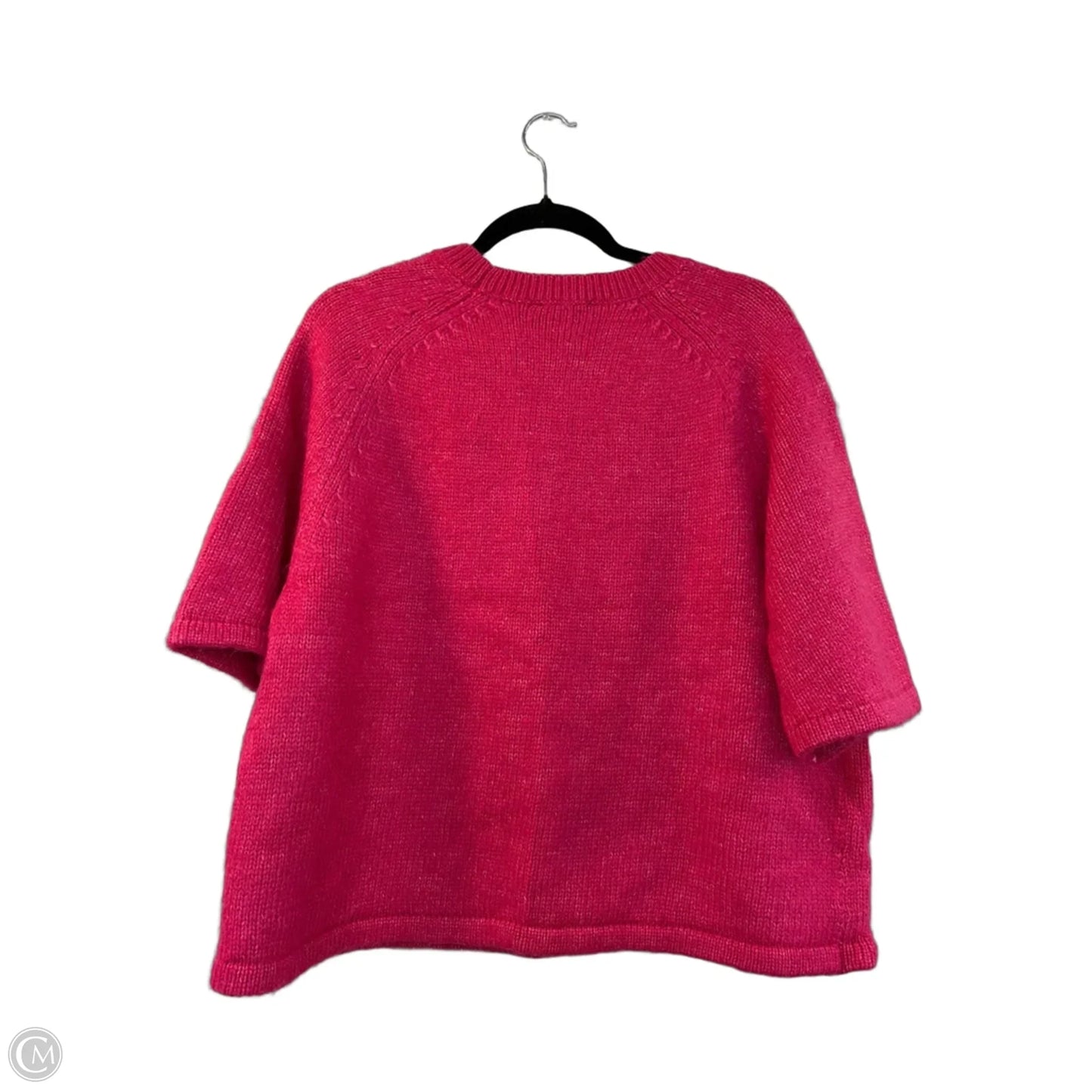 Sweater Short Sleeve By Ann Taylor In Pink, Size: Xl