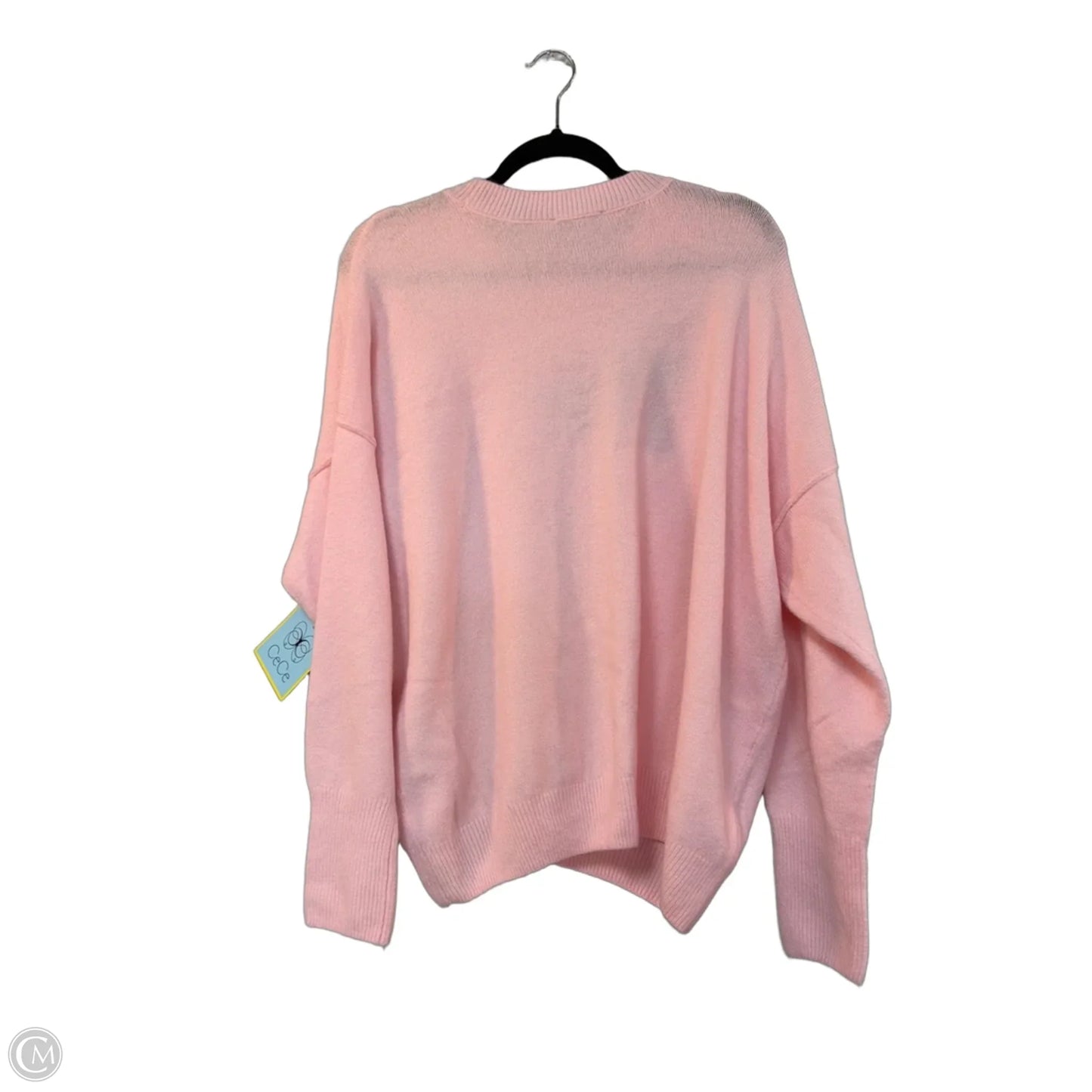 Sweater By Cece In Pink, Size: L