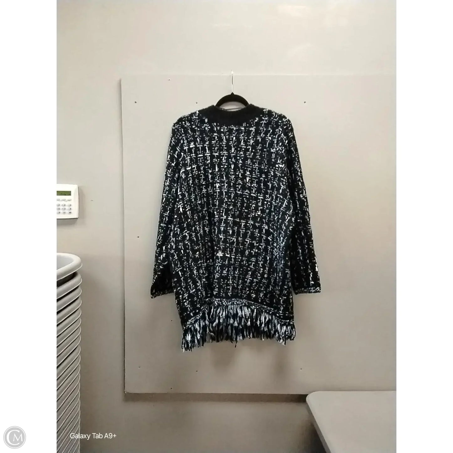 Sweater By Torrid In Black & Blue, Size: L