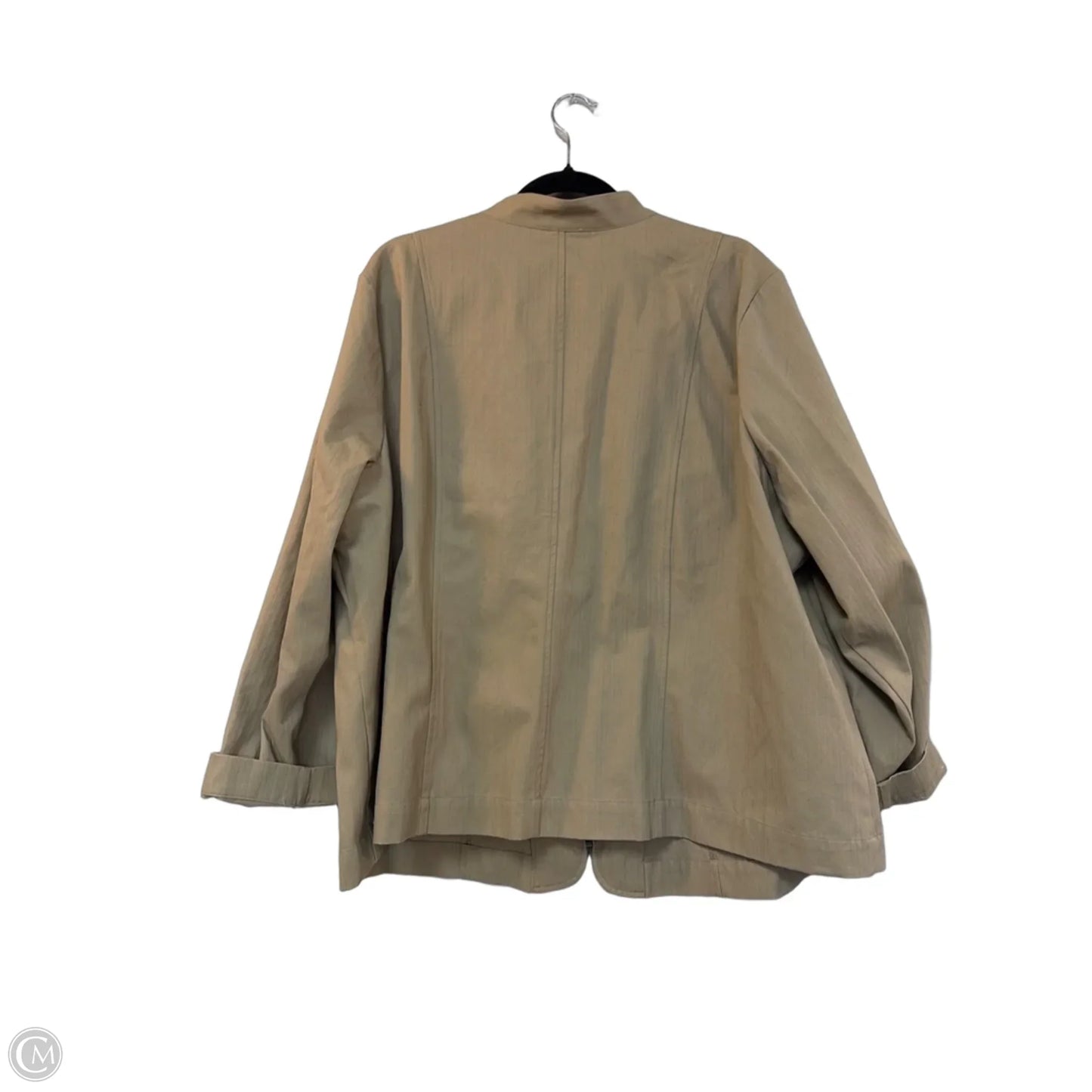 Jacket Other By Cj Banks In Tan, Size: 3x