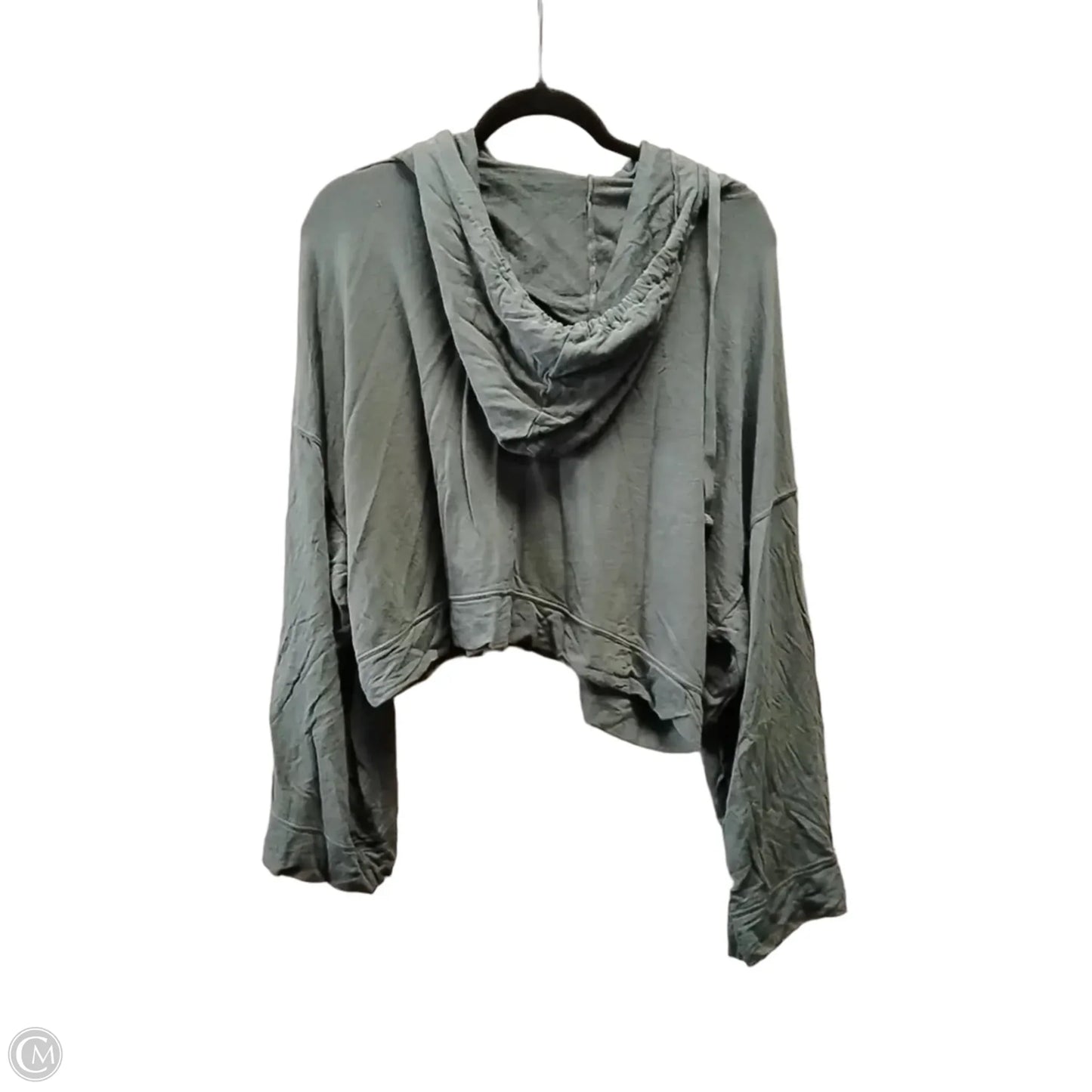 Sweatshirt Hoodie By Mono B In Green, Size: S