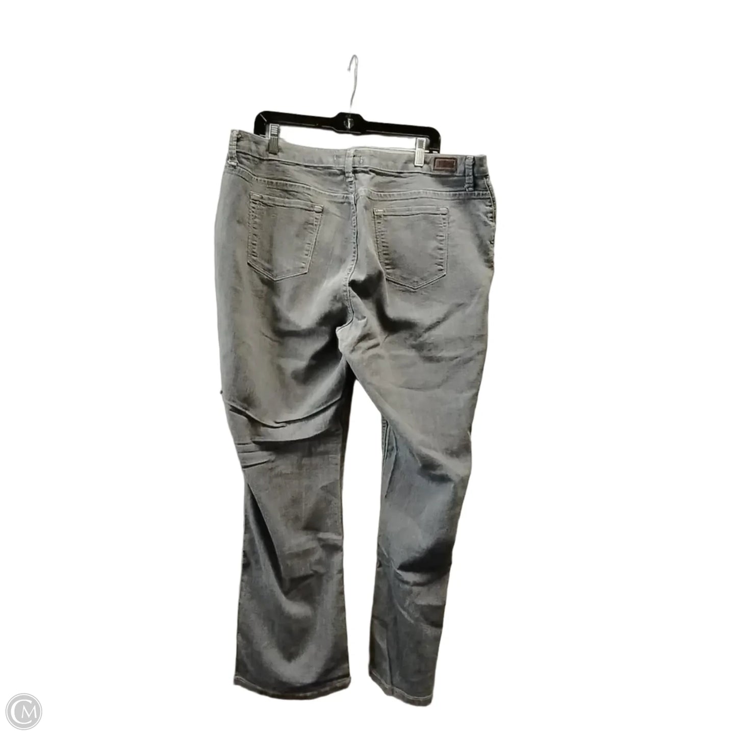 Jeans Straight By Riders In Grey, Size: 20