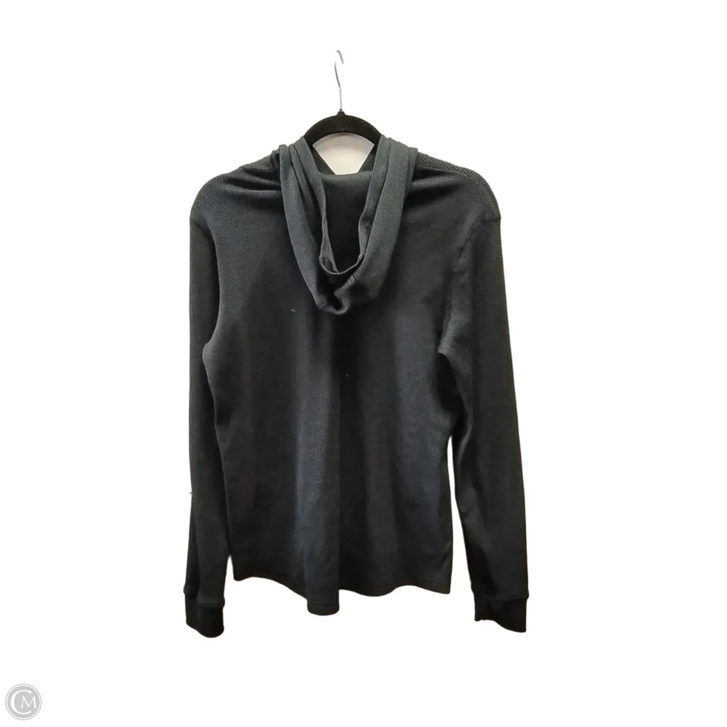 Athletic Top Long Sleeve Hoodie By Under Armour In Black, Size: S