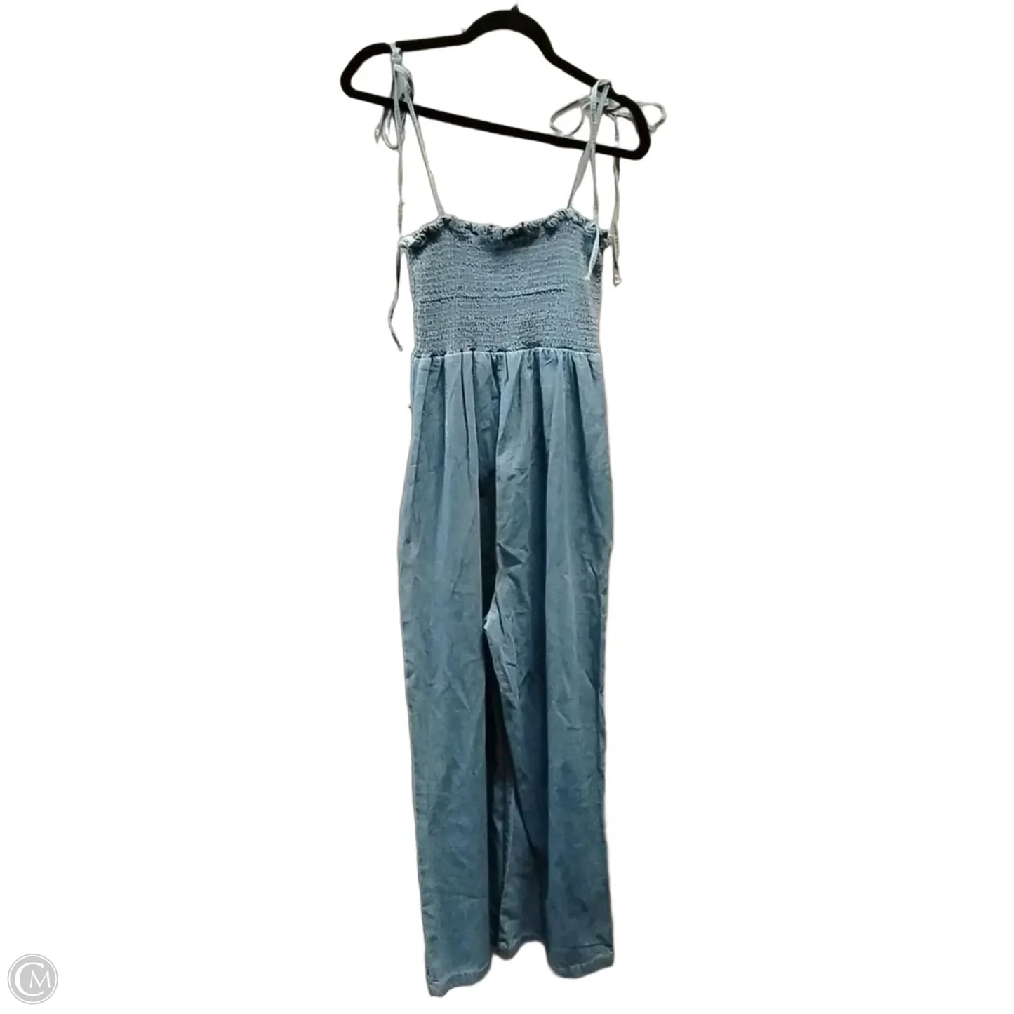 Jumpsuit By Cme In Blue Denim, Size: L