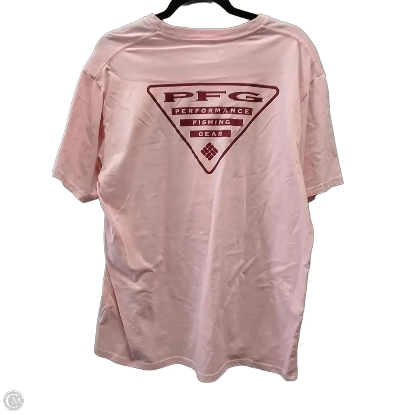 Top Short Sleeve By Columbia In Pink, Size: Xl