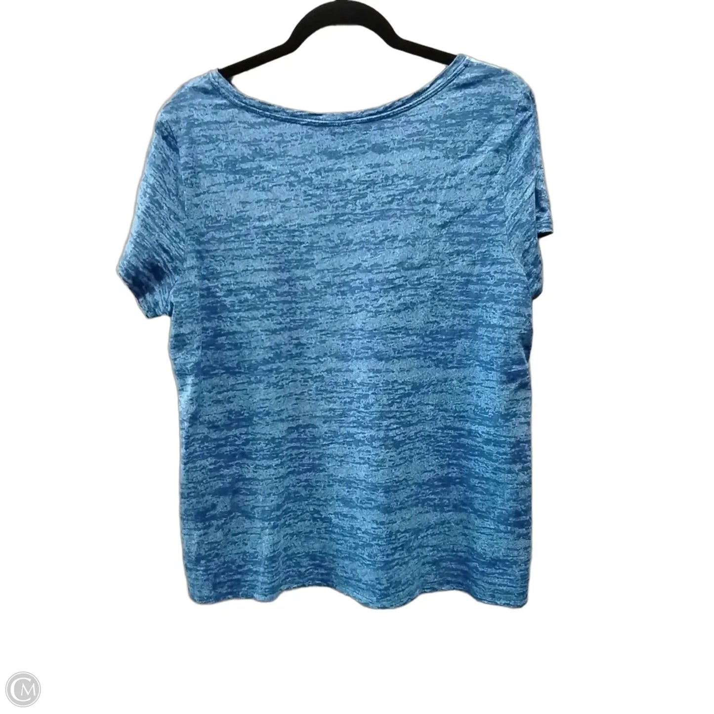 Top Short Sleeve By Chicos In Blue, Size: 2