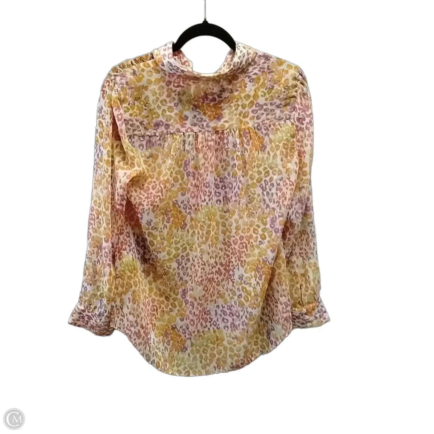 Top Long Sleeve By Chicos In Animal Print, Size: 1