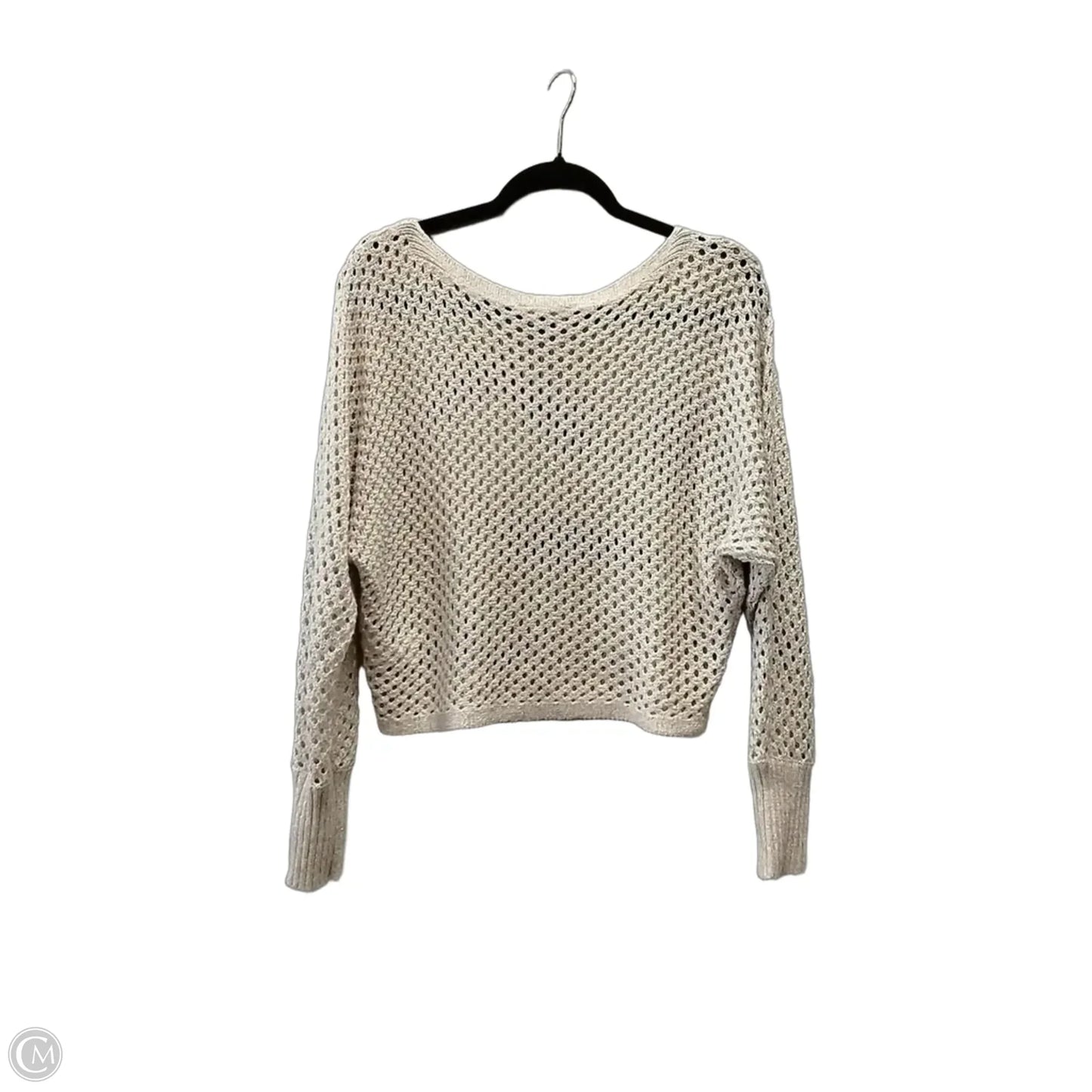 Sweater By Express In Cream, Size: S