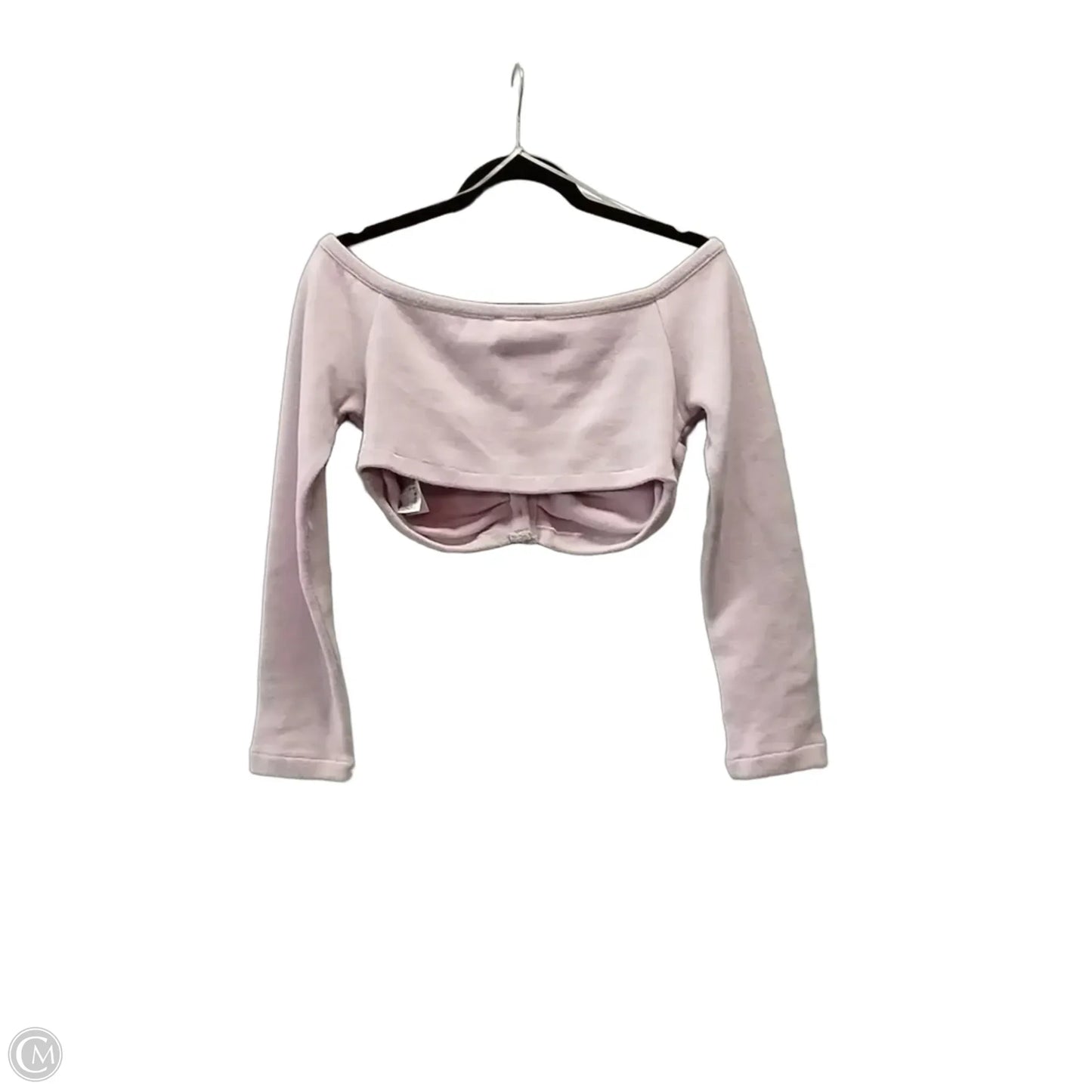 Top Long Sleeve By Zara In Pink, Size: M