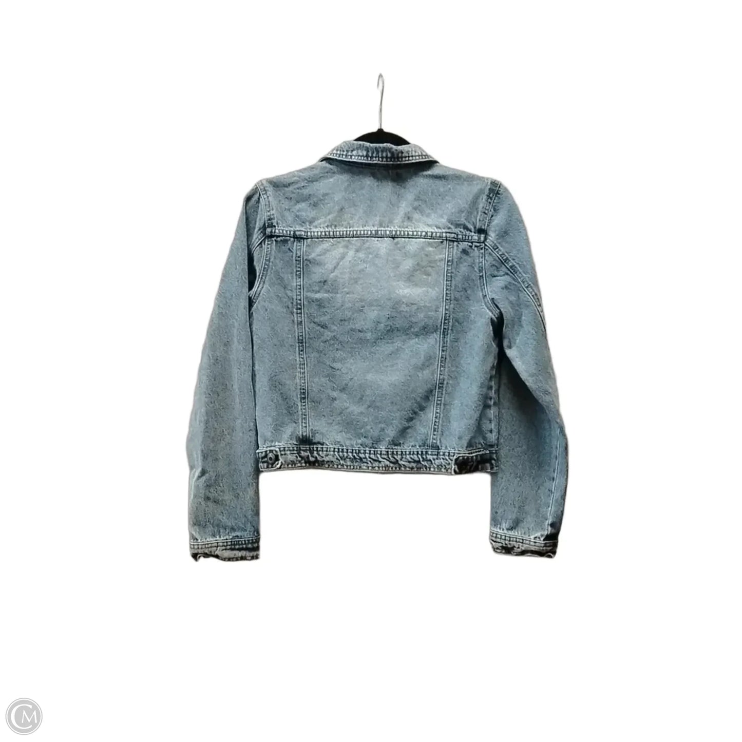 Jacket Denim By Highway In Blue Denim, Size: S