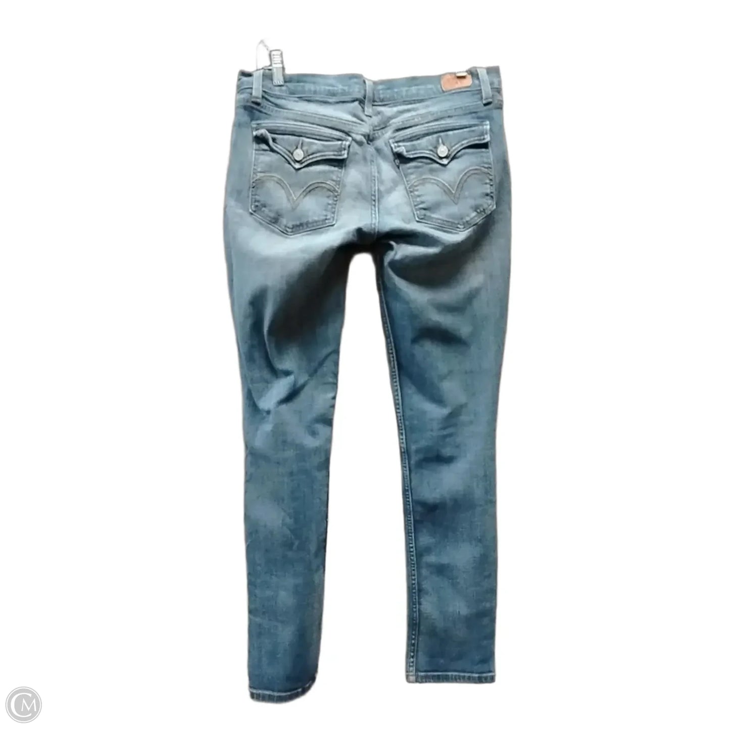 Jeans Skinny By Levis In Blue Denim, Size: 11
