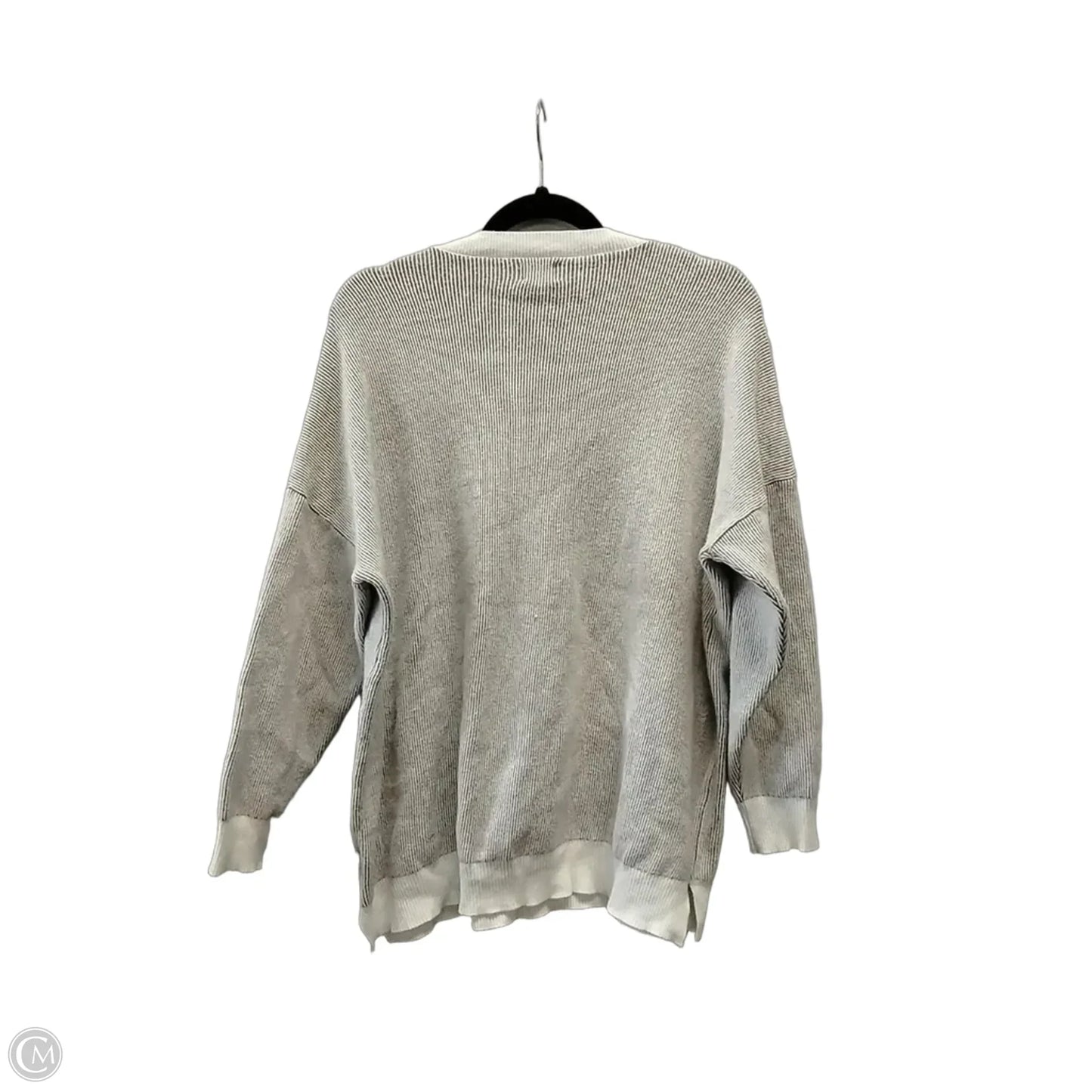 Sweater By Cme In Brown & Cream, Size: L