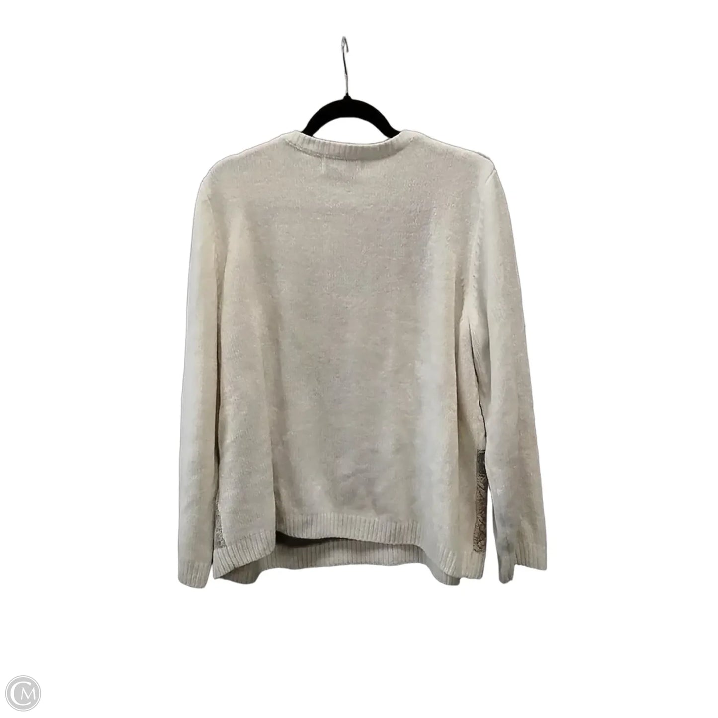 Sweater By Alfred Dunner In Cream, Size: Xl