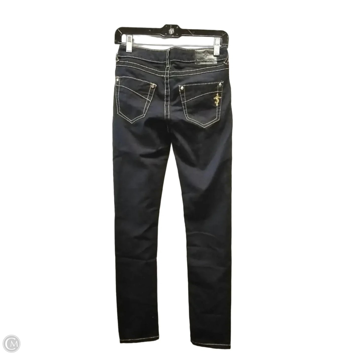 Jeans Skinny By Cme In Black Denim, Size: 27