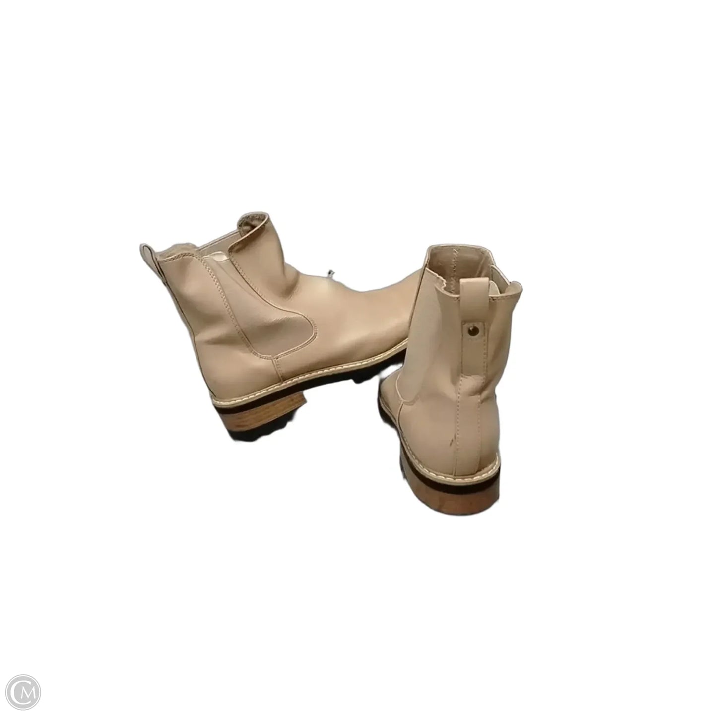 Boots Knee Heels By Cme In Brown, Size: 8