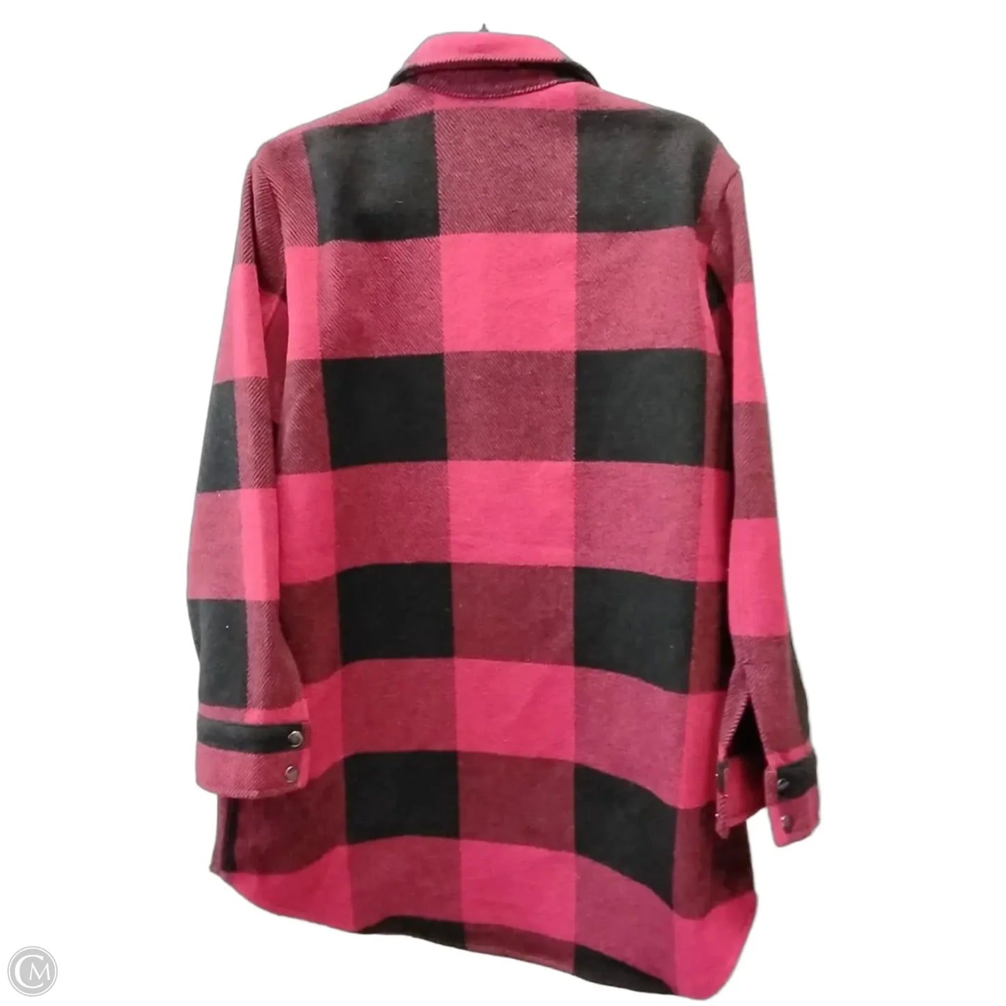 Jacket Fleece By Bb Dakota In Plaid Pattern, Size: L