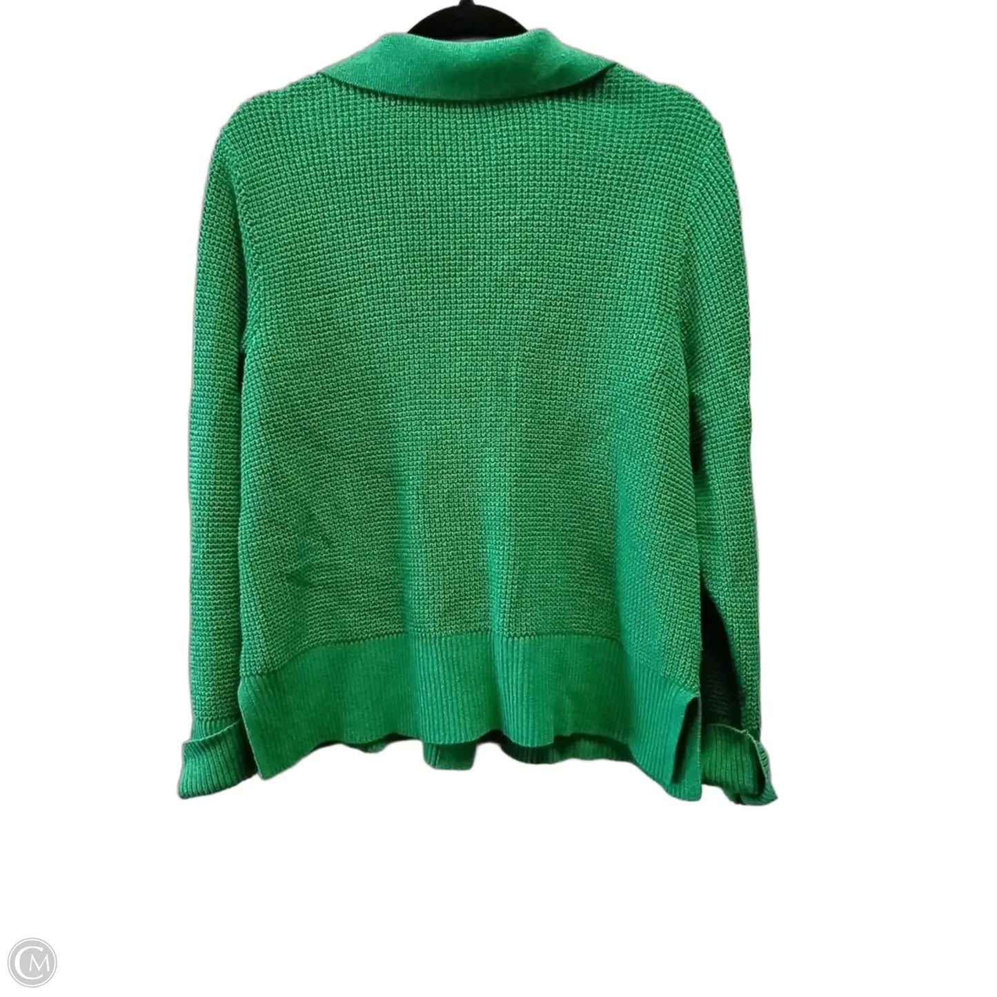 Sweater Cardigan By J. Jill In Green, Size: M