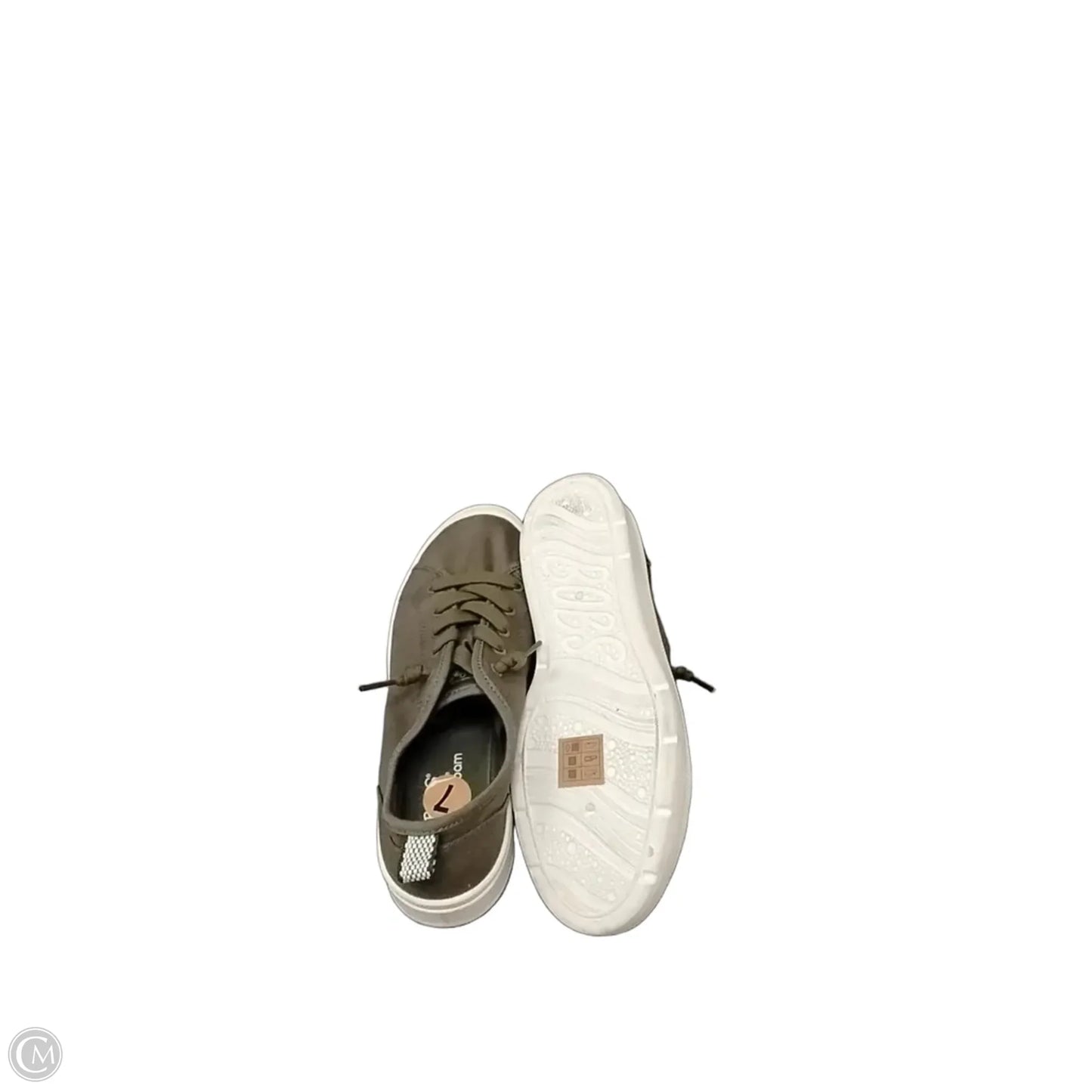 Shoes Sneakers By Bobs In Green, Size: 7