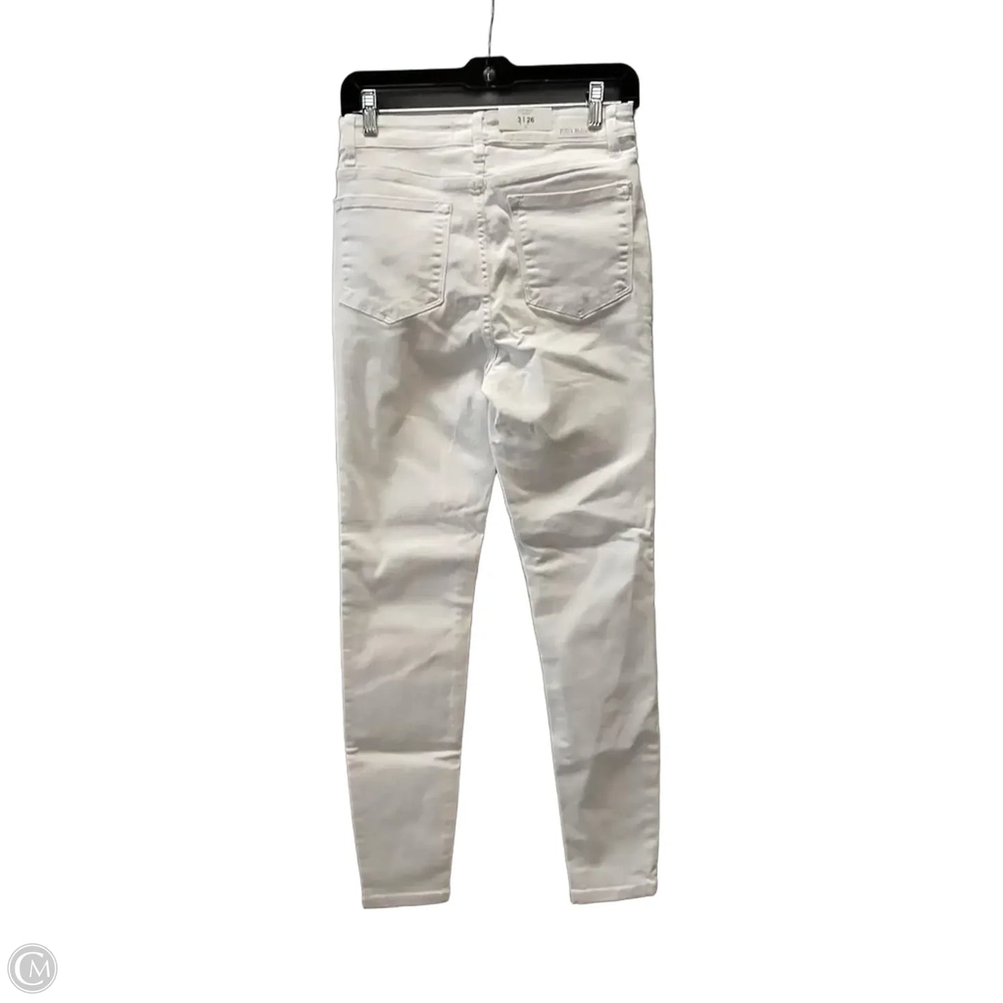 Jeans Skinny By Judy Blue In White Denim, Size: 3