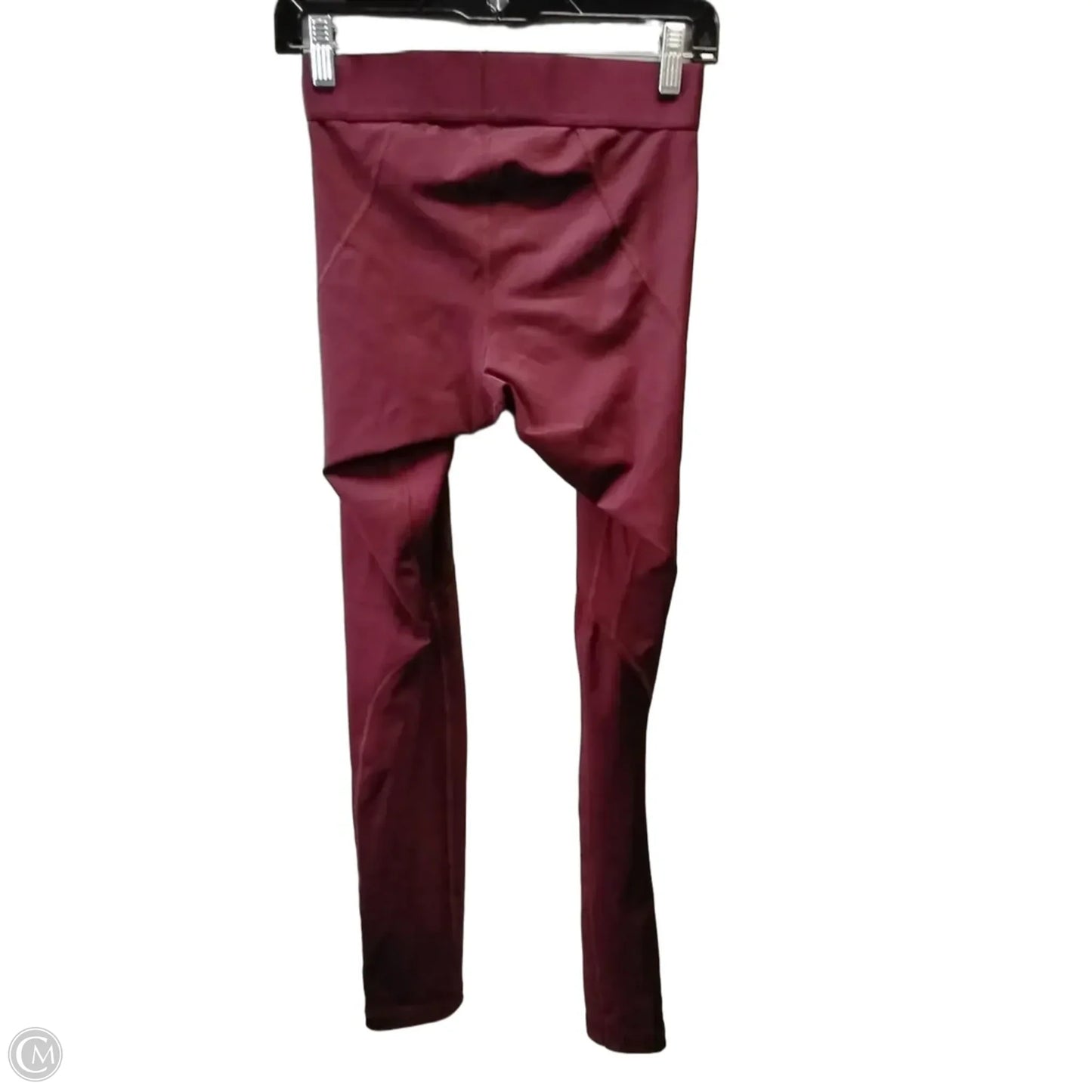 Athletic Leggings By Adidas In Red, Size: M